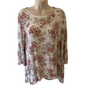 LILYFUL Flowery Blouse, Small